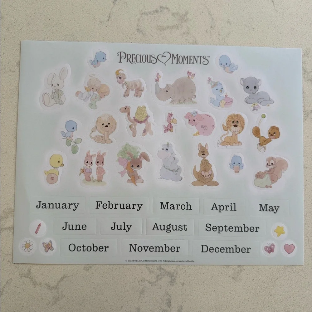 Precious Moments Baby’s 1st year calendar